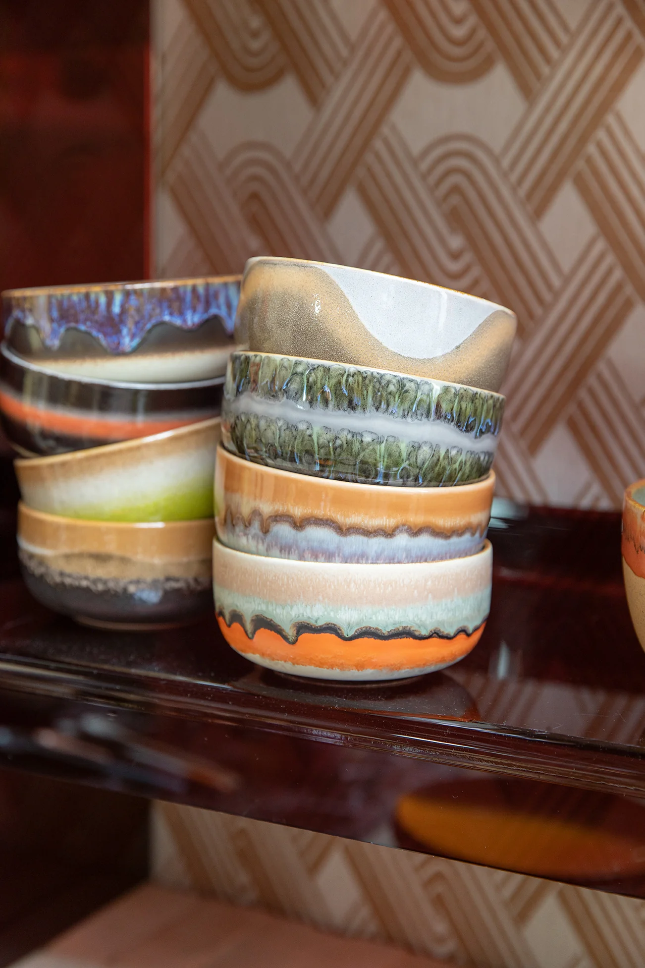 70s Ceramics: Dessert Bowls - various glazes - Image 14