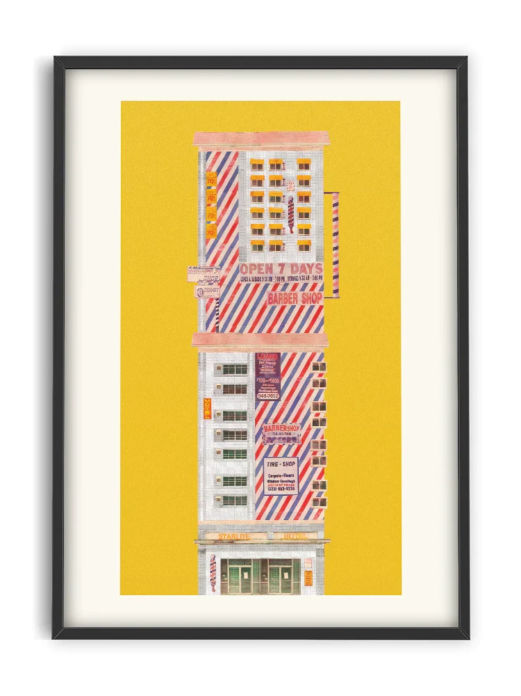 'Barbershop' Art Print