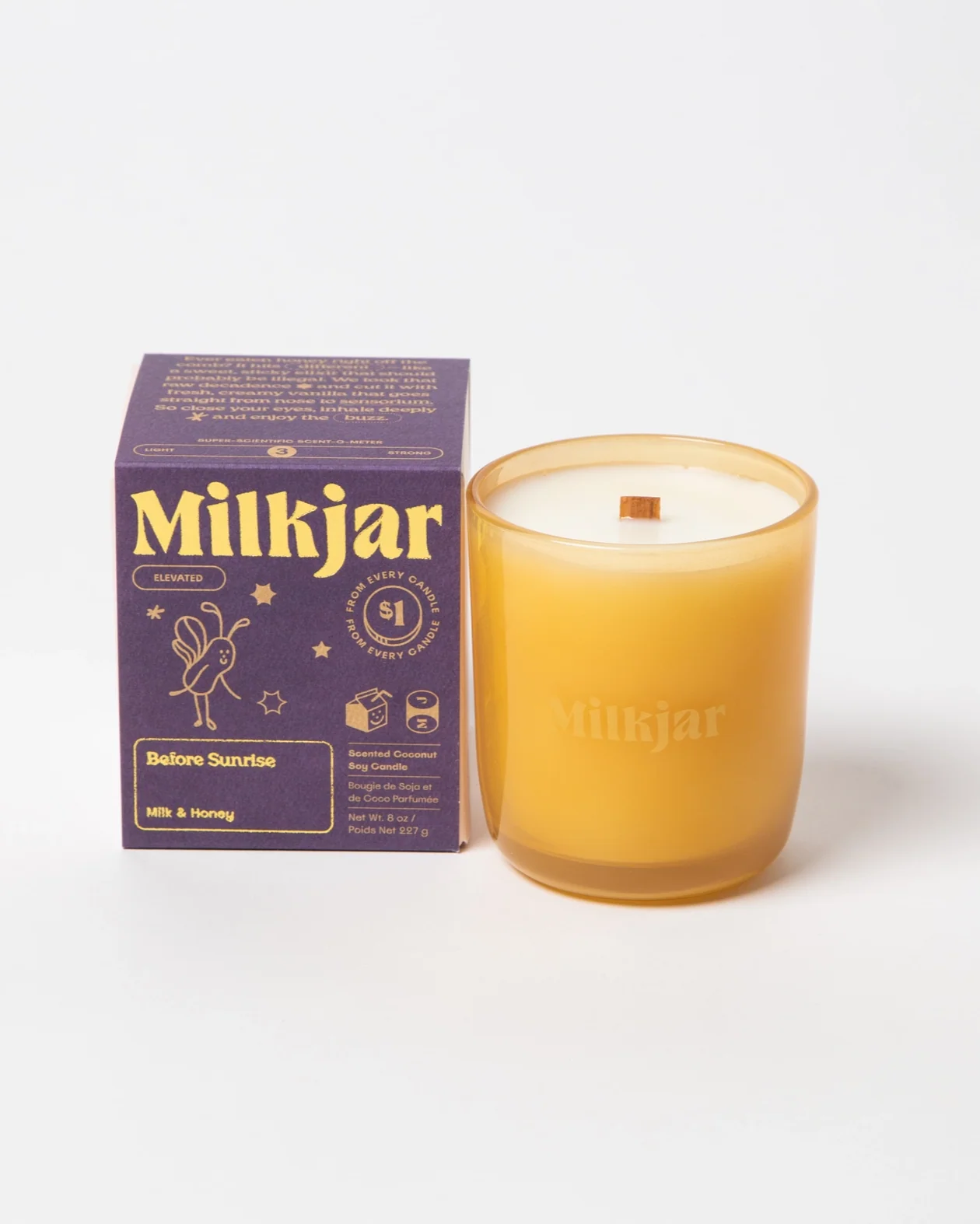 Before Sunrise - Milk & Honey Coconut Soy 8oz Candle