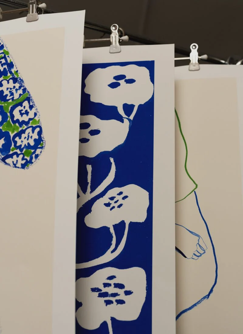 'Blue Flower' Art Print - Image 2