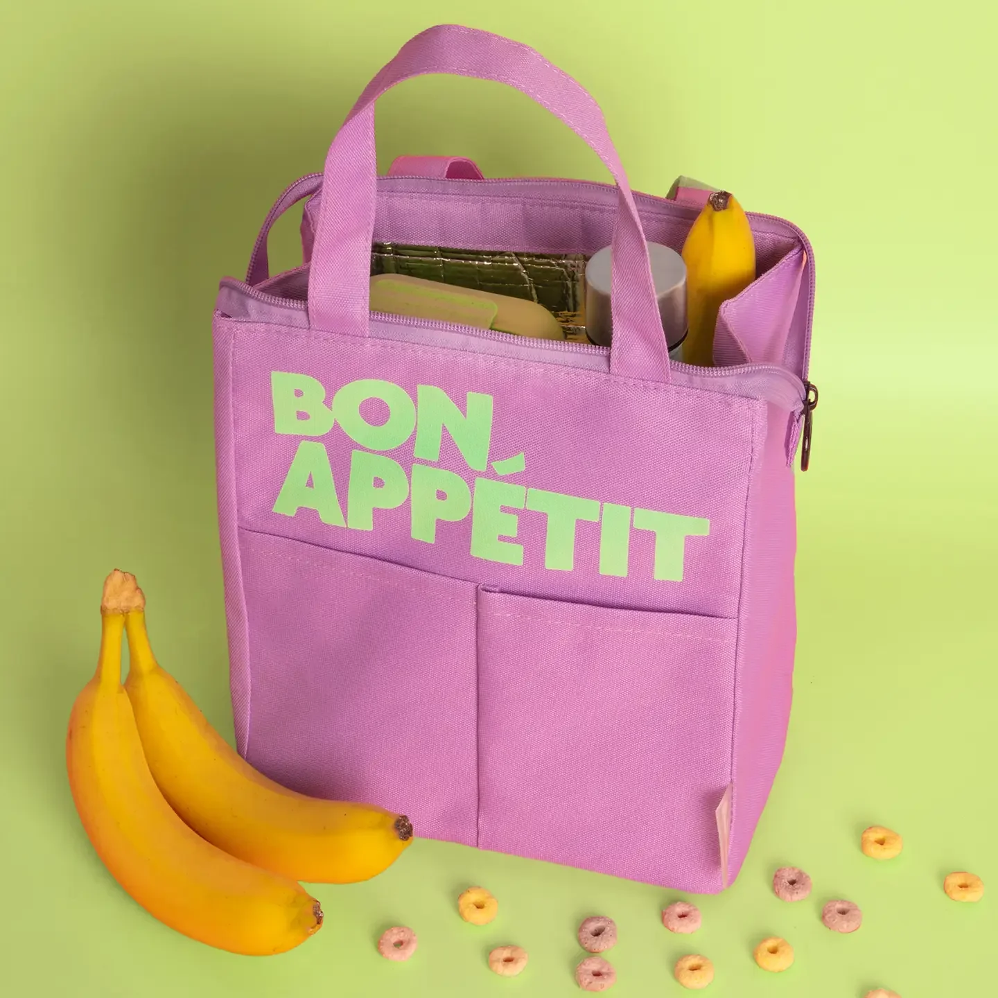 Bon Appétit Lunch Bag - various colours - Image 4
