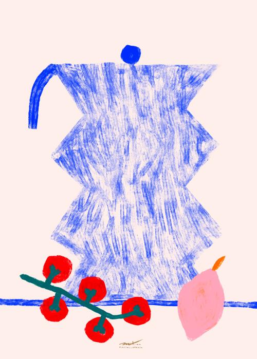 'Cafetiére I' Art Print