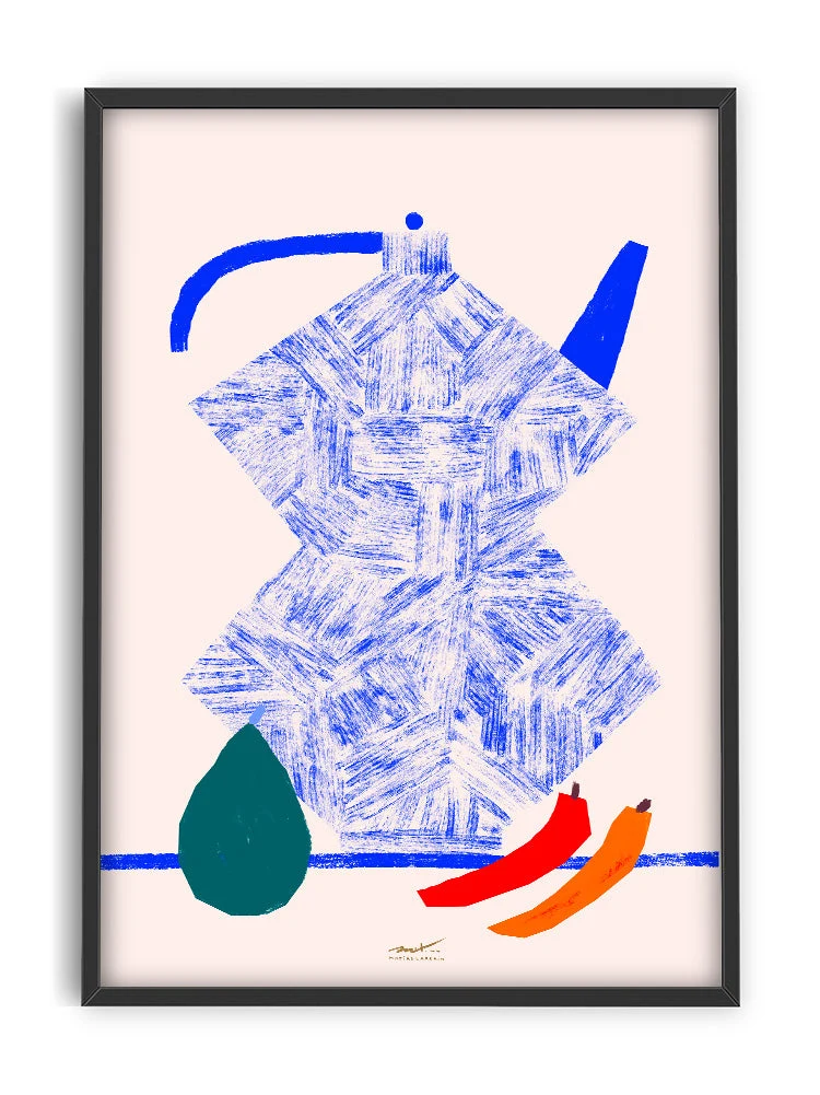 'Cafetiére III' Art Print - Image 3
