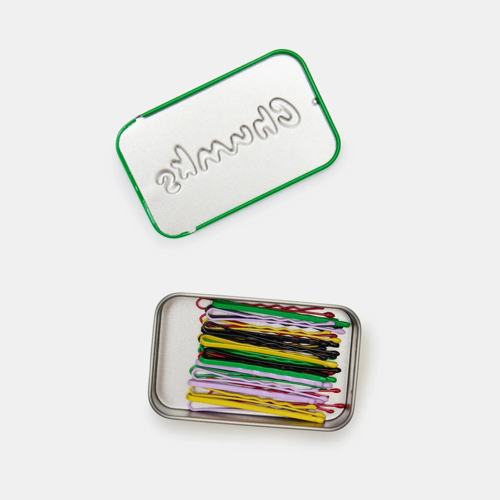 Chunks Bobby Pins - Green Tin - Image 4