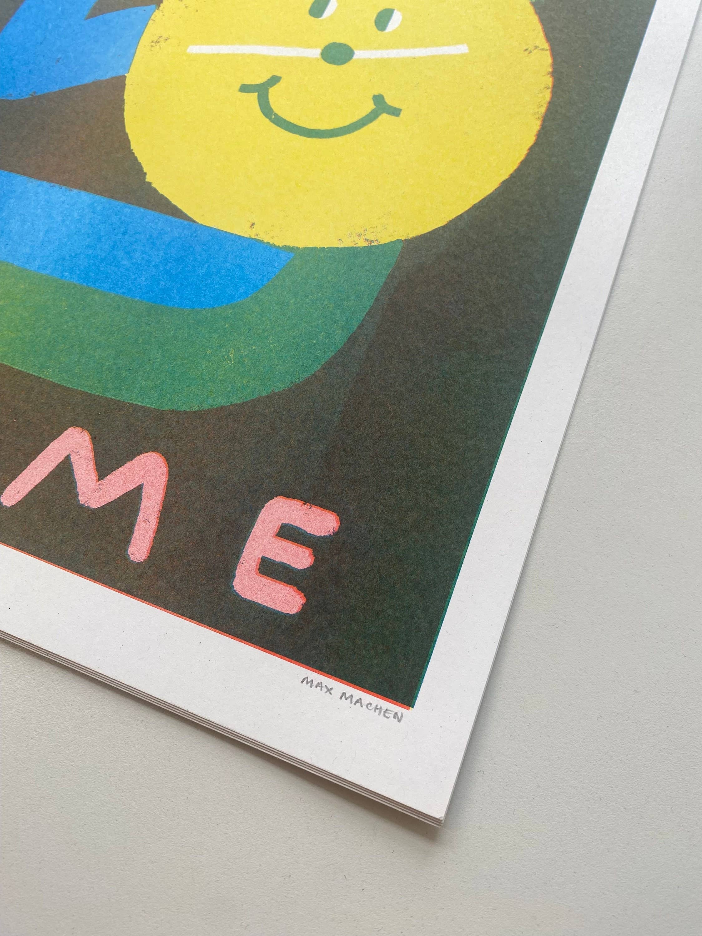 'Coffee Time!' Riso Art Print (A3) - Image 6