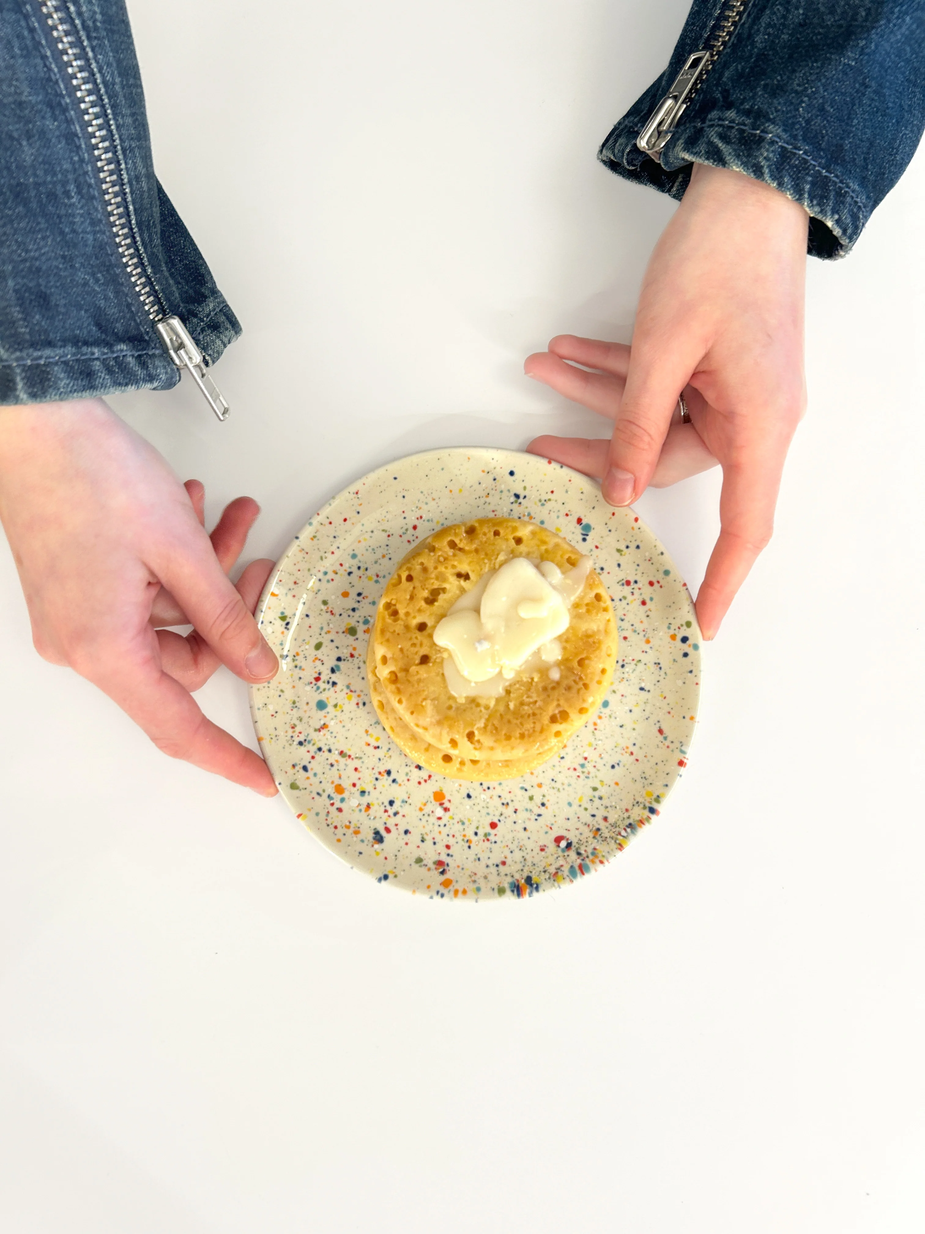Crumpet Candle