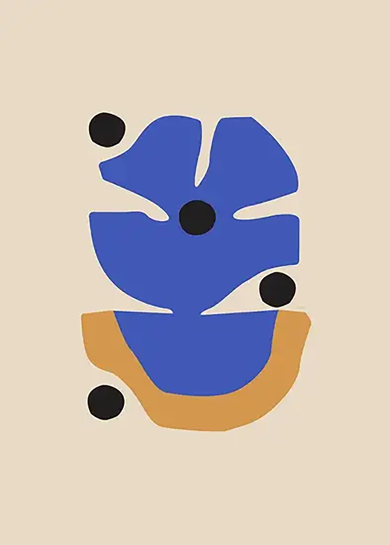 'Flor Azul' Art Print