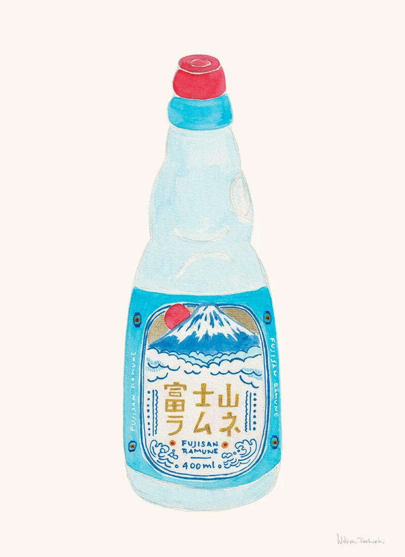 'Fujisan Ramune' Art Print
