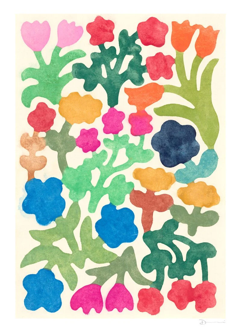 'Garden in Movement' Art Print