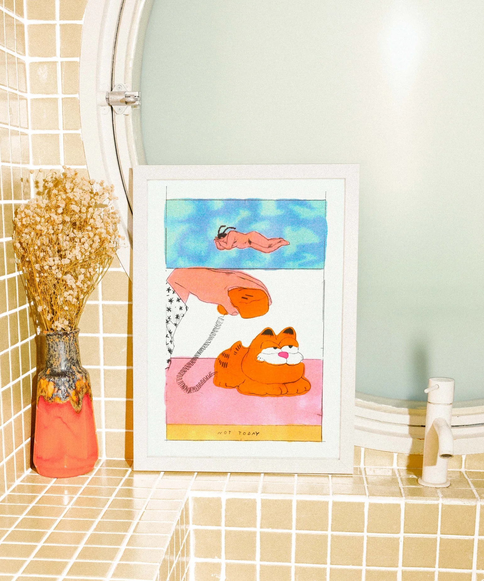 'Garfield' Risograph Print - Image 3