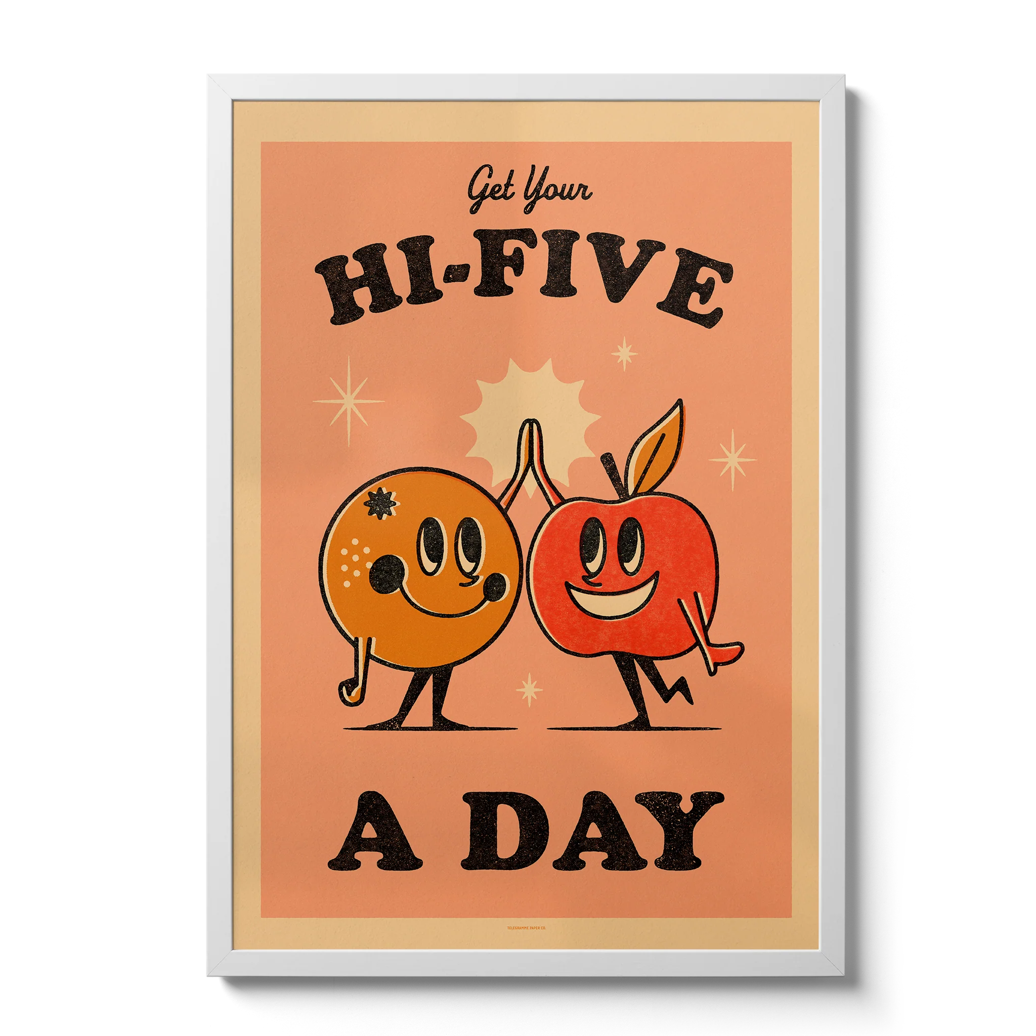 'Get Your Hi-5 A Day' Art Print - Image 7
