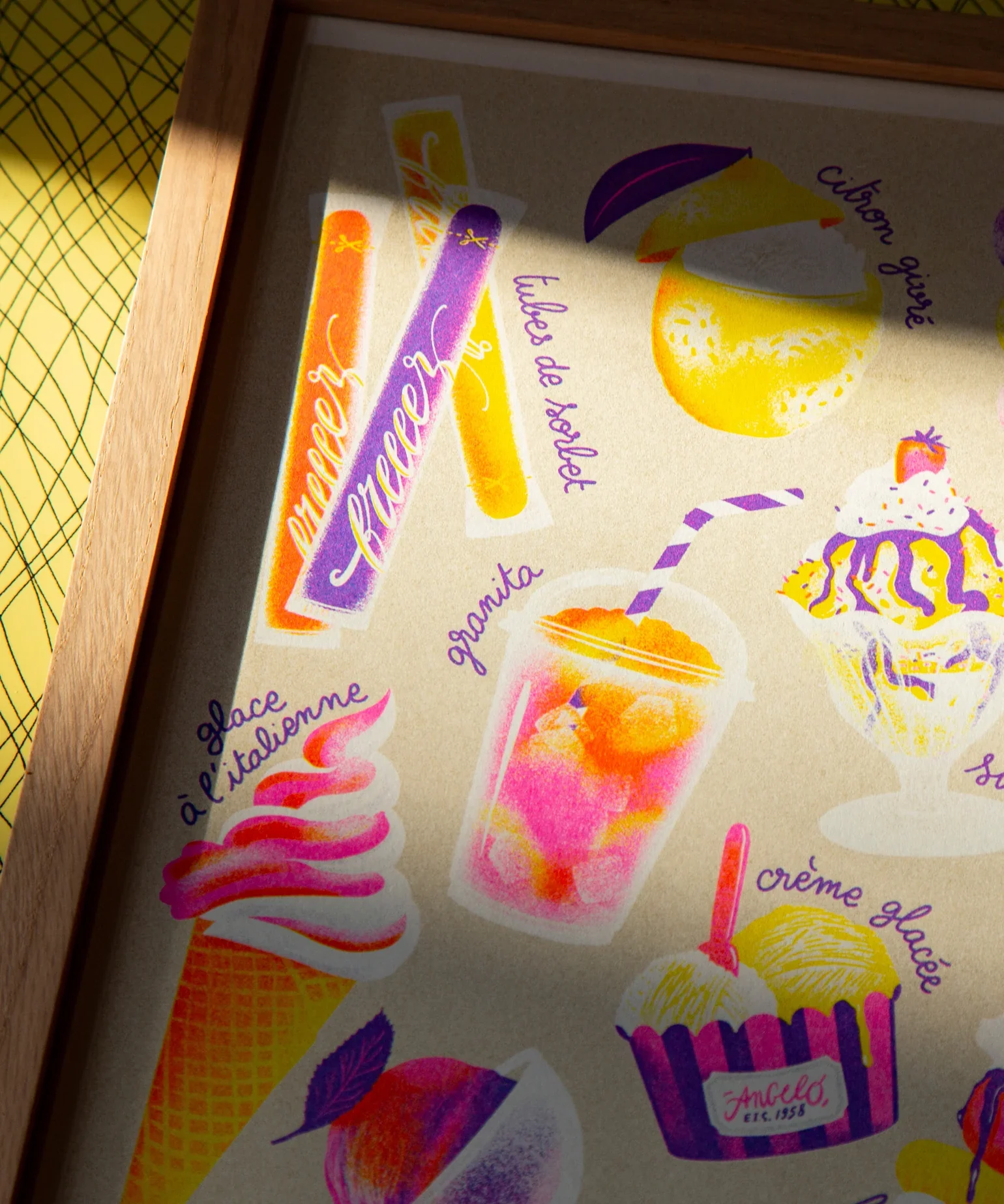'Glaces' Risograph Print - Image 2