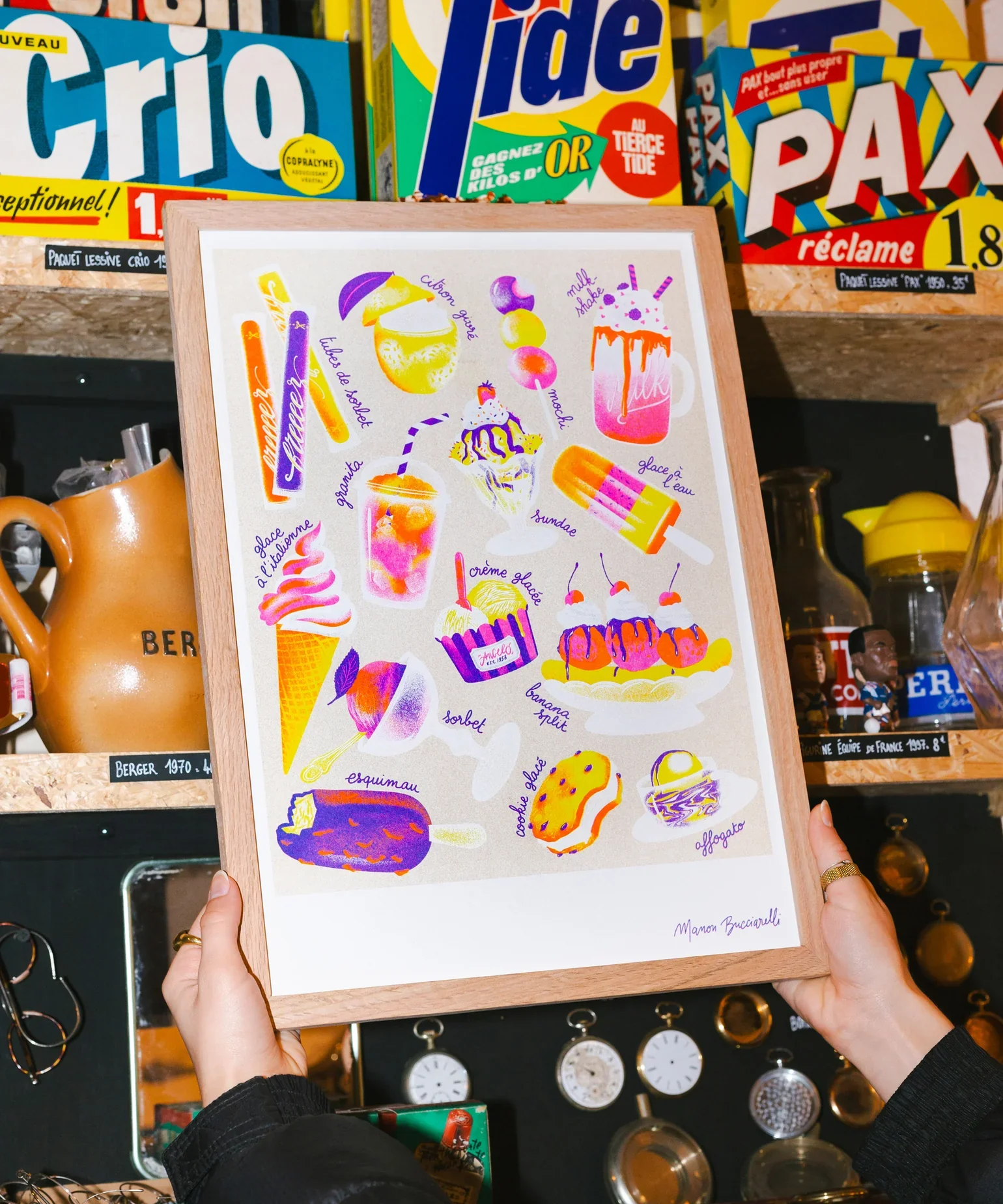 'Glaces' Risograph Print - Image 4