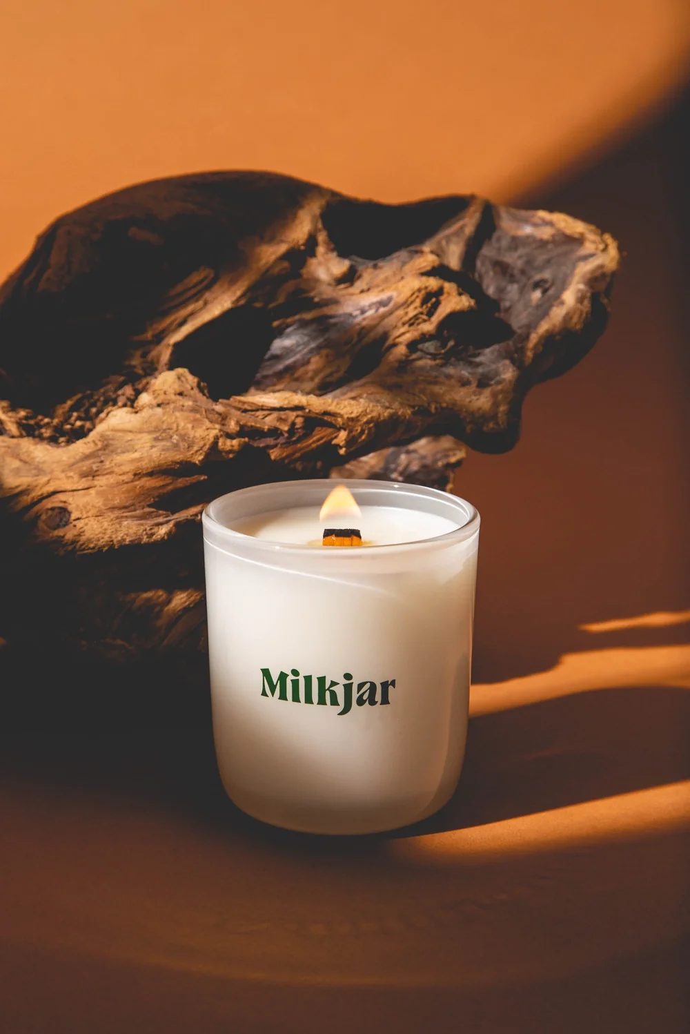 Golden Hour - Cashmere, Cedarwood Coconut Soy 8oz Candle - Image 6