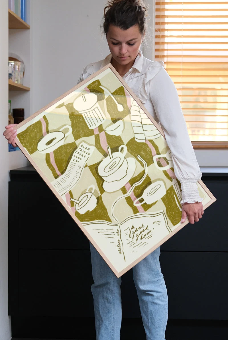 'Good Morning' Art Print - Image 3