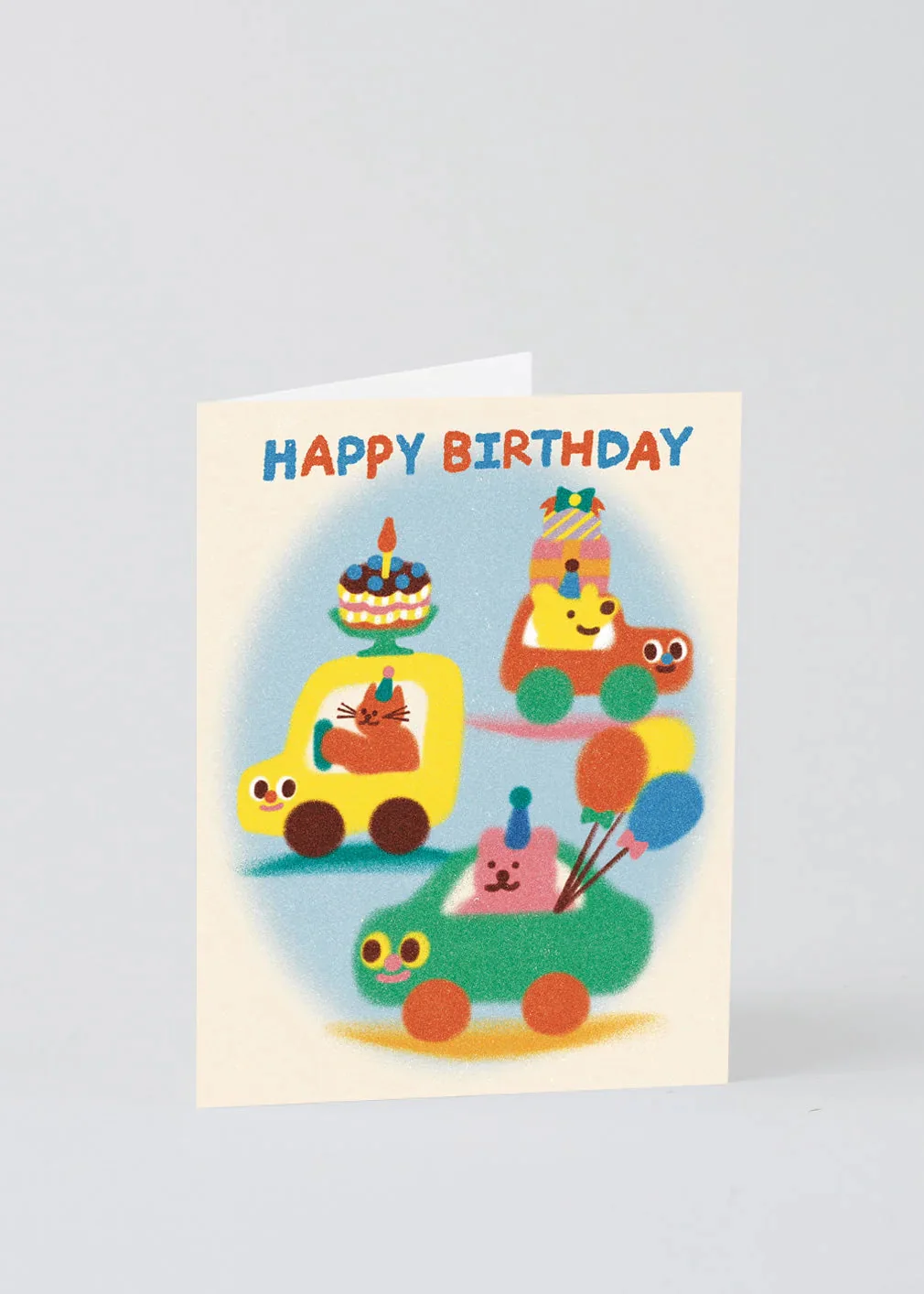 Happy Birthday Cars Greetings Card - Image 2