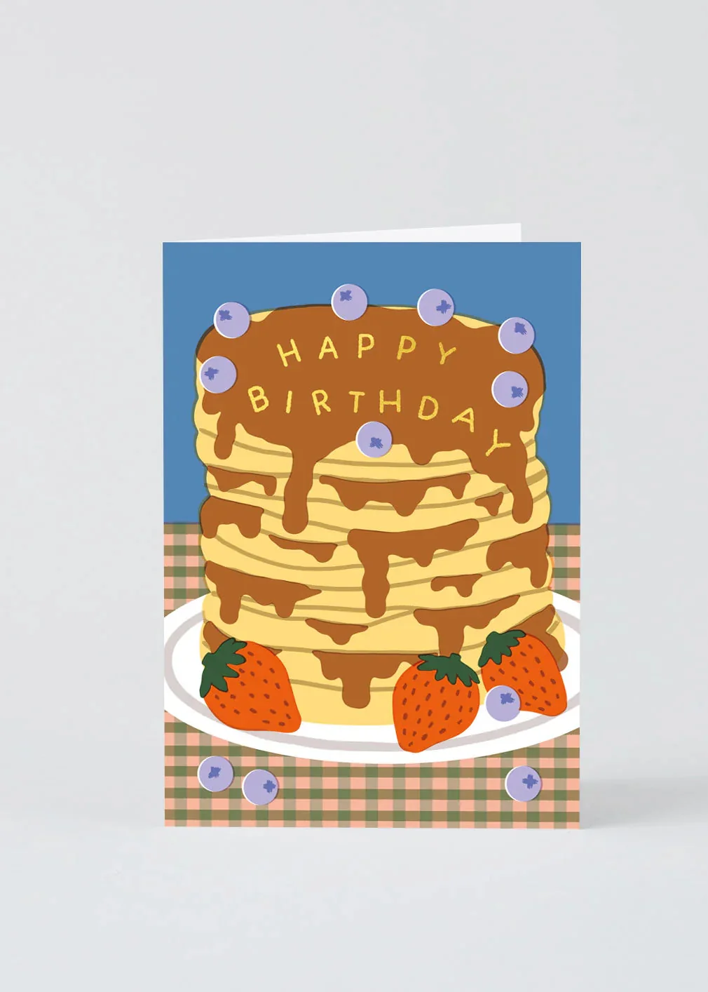 Happy Birthday Pancakes Greetings Card - Image 2
