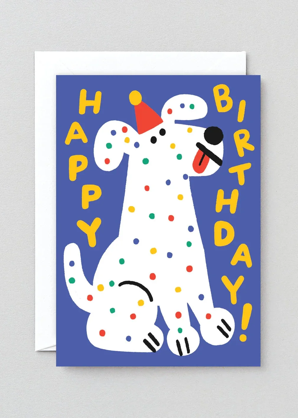 Happy Birthday Spotty Dog Greetings Card - Image 2