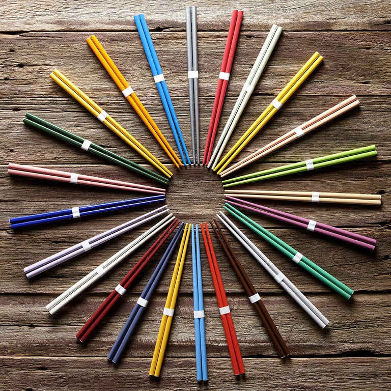 Happy Life Chopsticks - various colours - Image 19