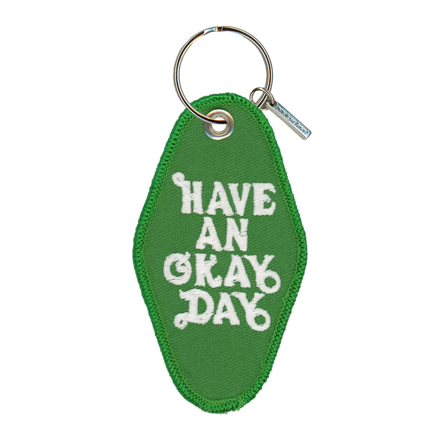 Have An Okay Day Embroidered Keychain - Image 2