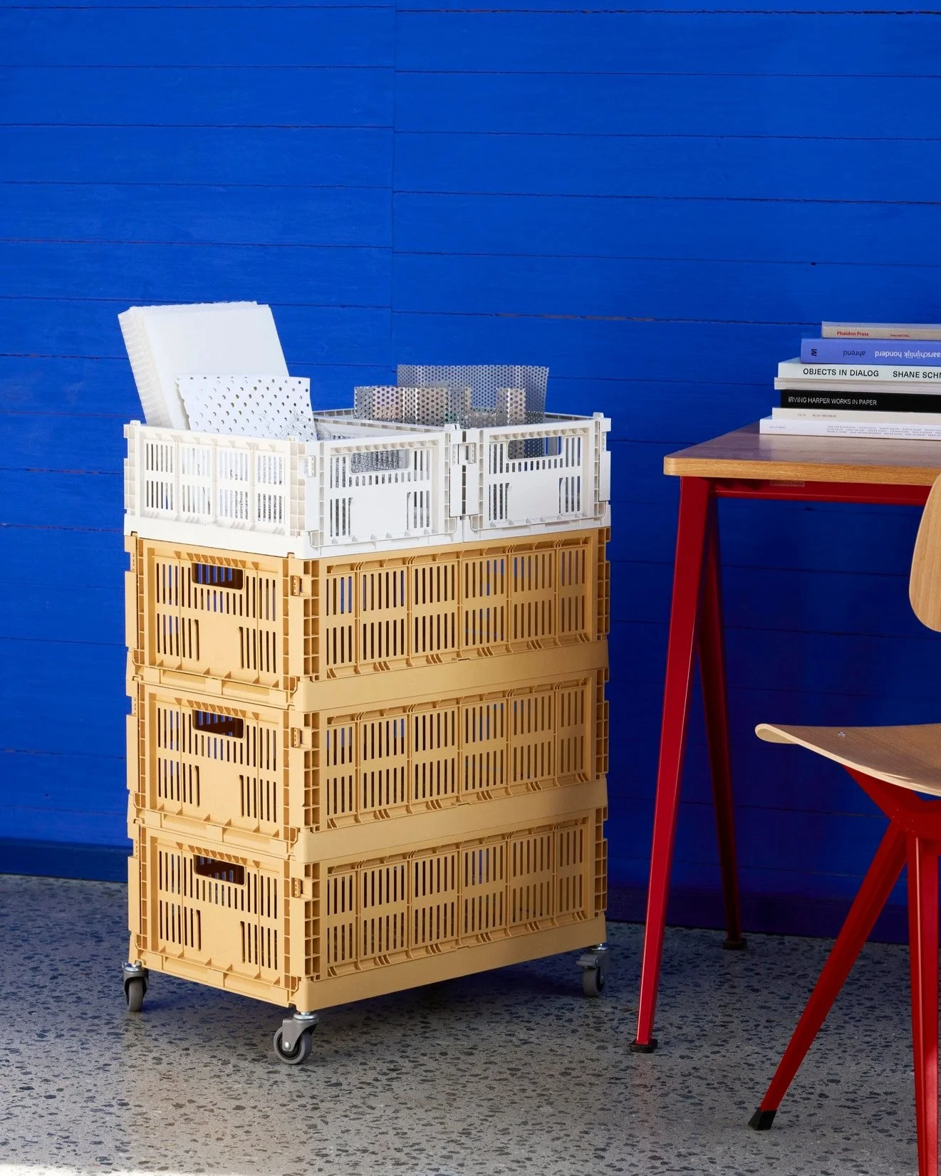 HAY Medium Colour Crate - various colours - Image 7