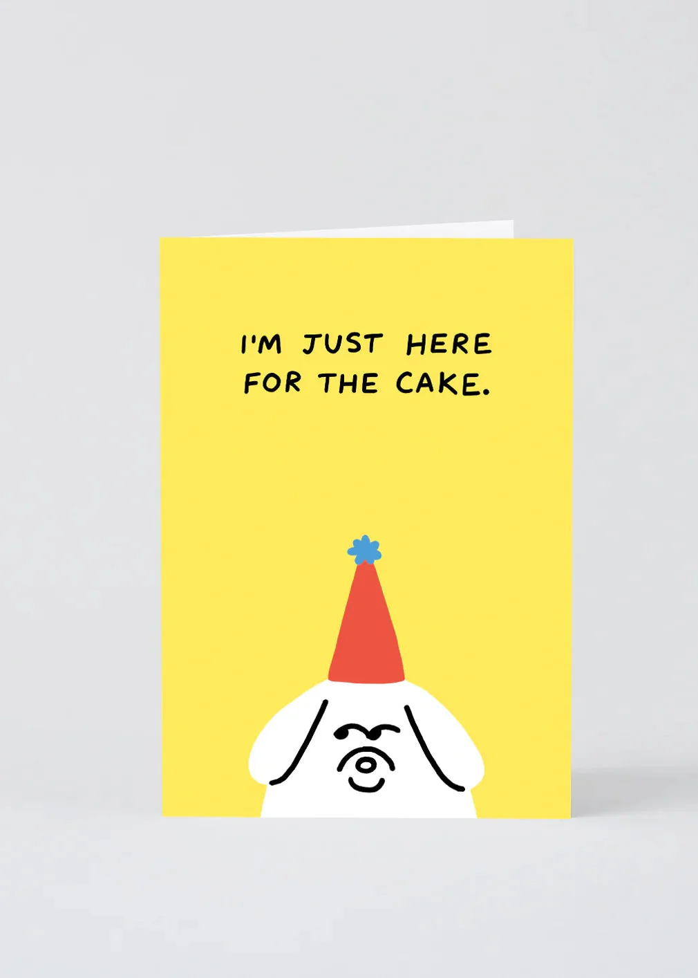 I'm Just Here For The Cake Greetings Card - Image 2