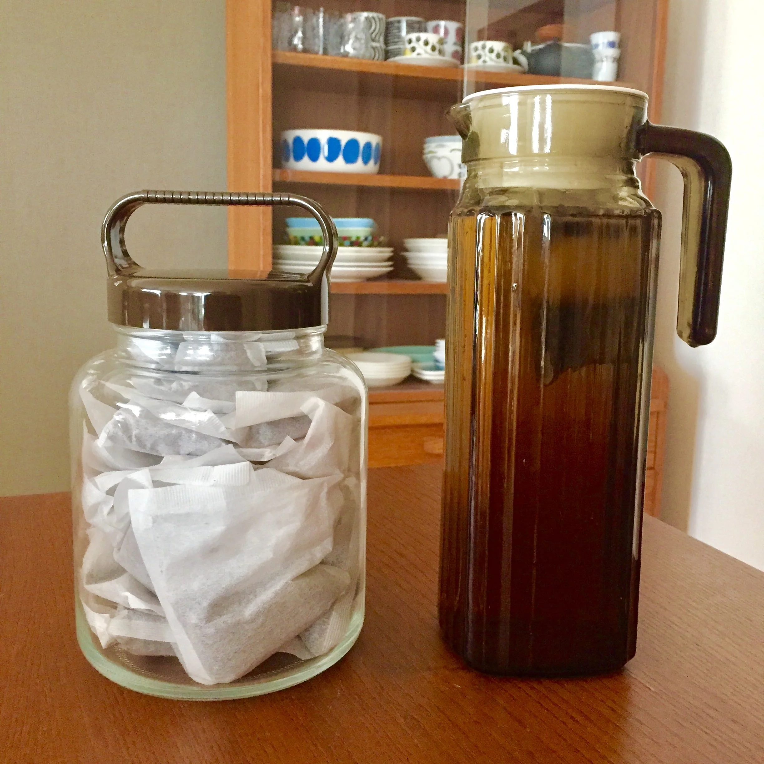 Japanese Tesage Handle Storage Jar - Image 13