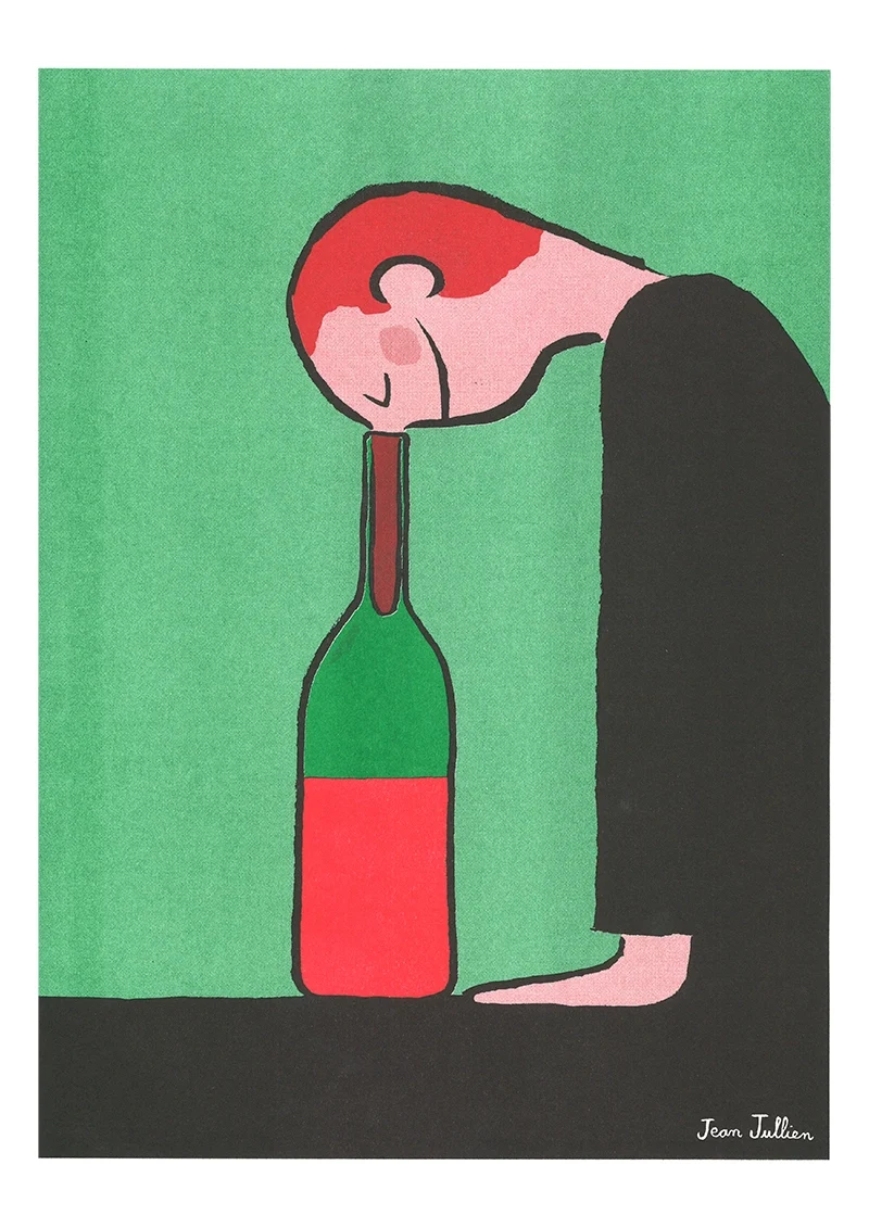Jean Julien Bottle Art Print