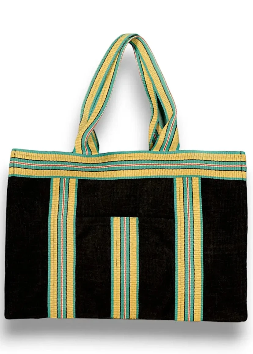 Large Recycled Nylon Beach Bag - Image 6