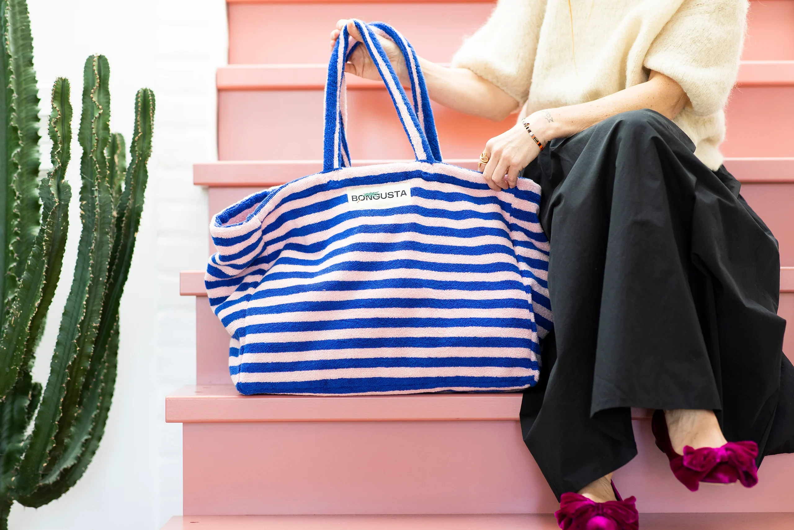 Large Towelling Tote Bag - various colours - Image 16