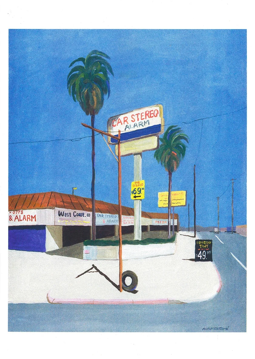 'Los Angeles' Risograph Print