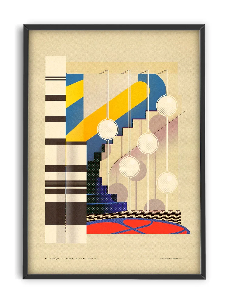'Maison d'Henri Delord 1972' print