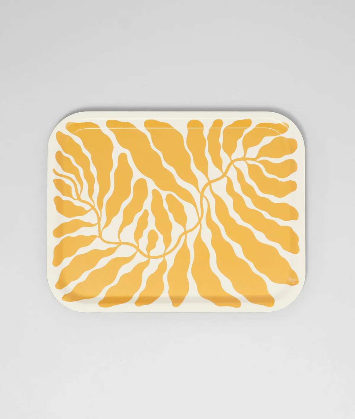 Medium Leaves Rectangular Serving Tray - various colours