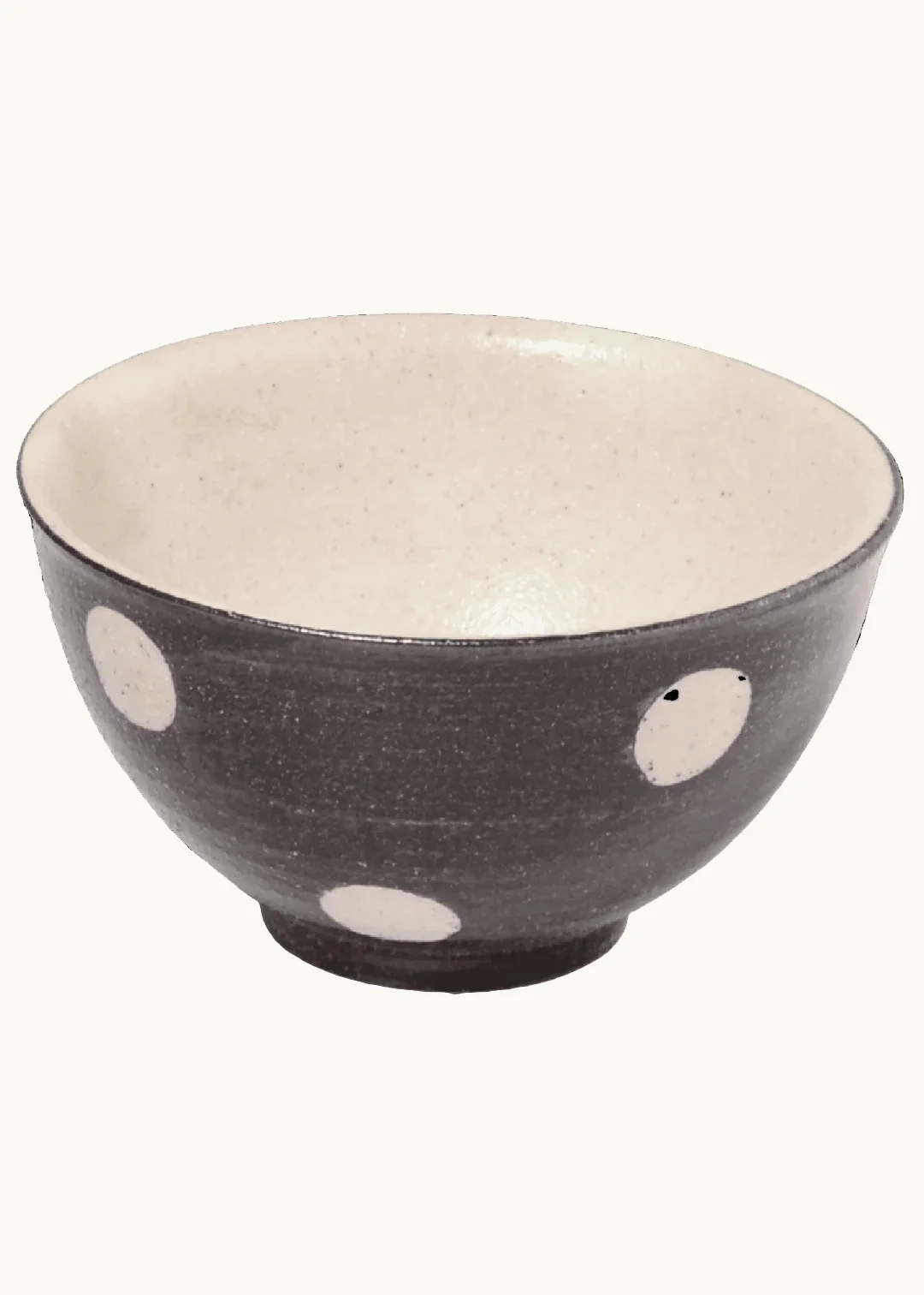 Mizutama Polka Dot Rice Bowl - two colours - Image 2