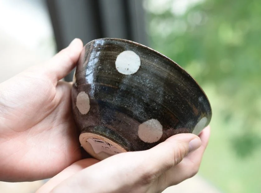 Mizutama Polka Dot Rice Bowl - two colours - Image 7
