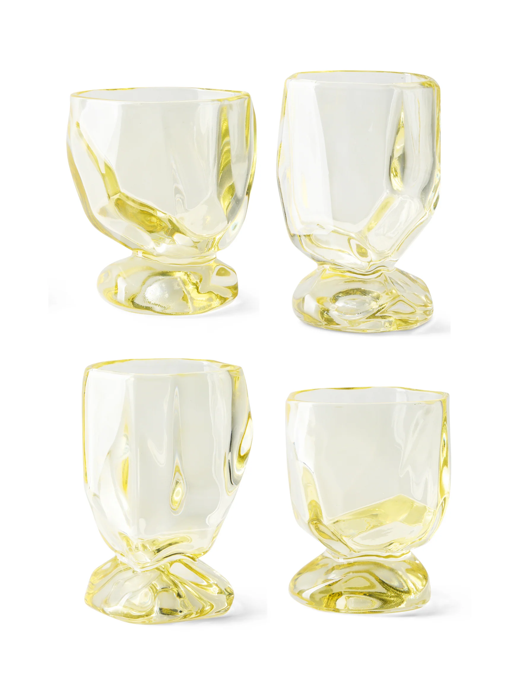 Nienke Sikkema Wine Glasses - Citrine Yellow