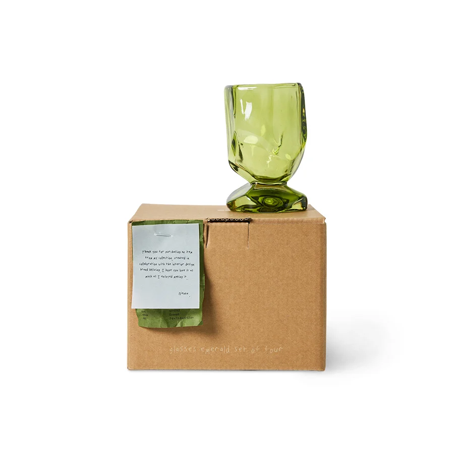 Nienke Sikkema Wine Glasses - Emerald Green - Image 2