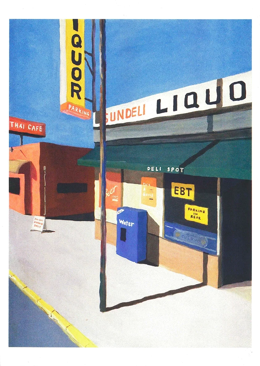 'Pacific Coast Highway' Risograph Print