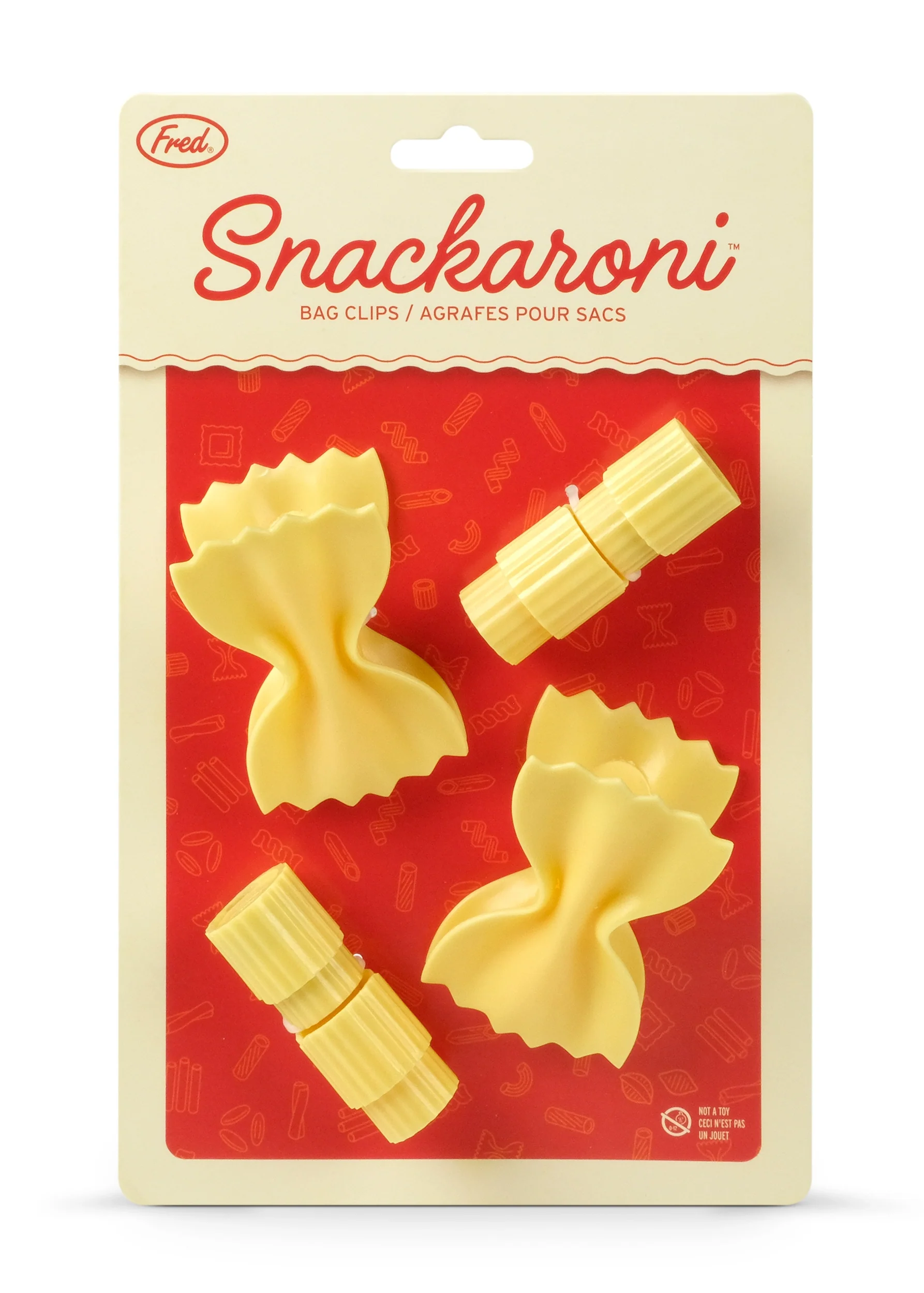 Pasta Shaped Bag Clip Set