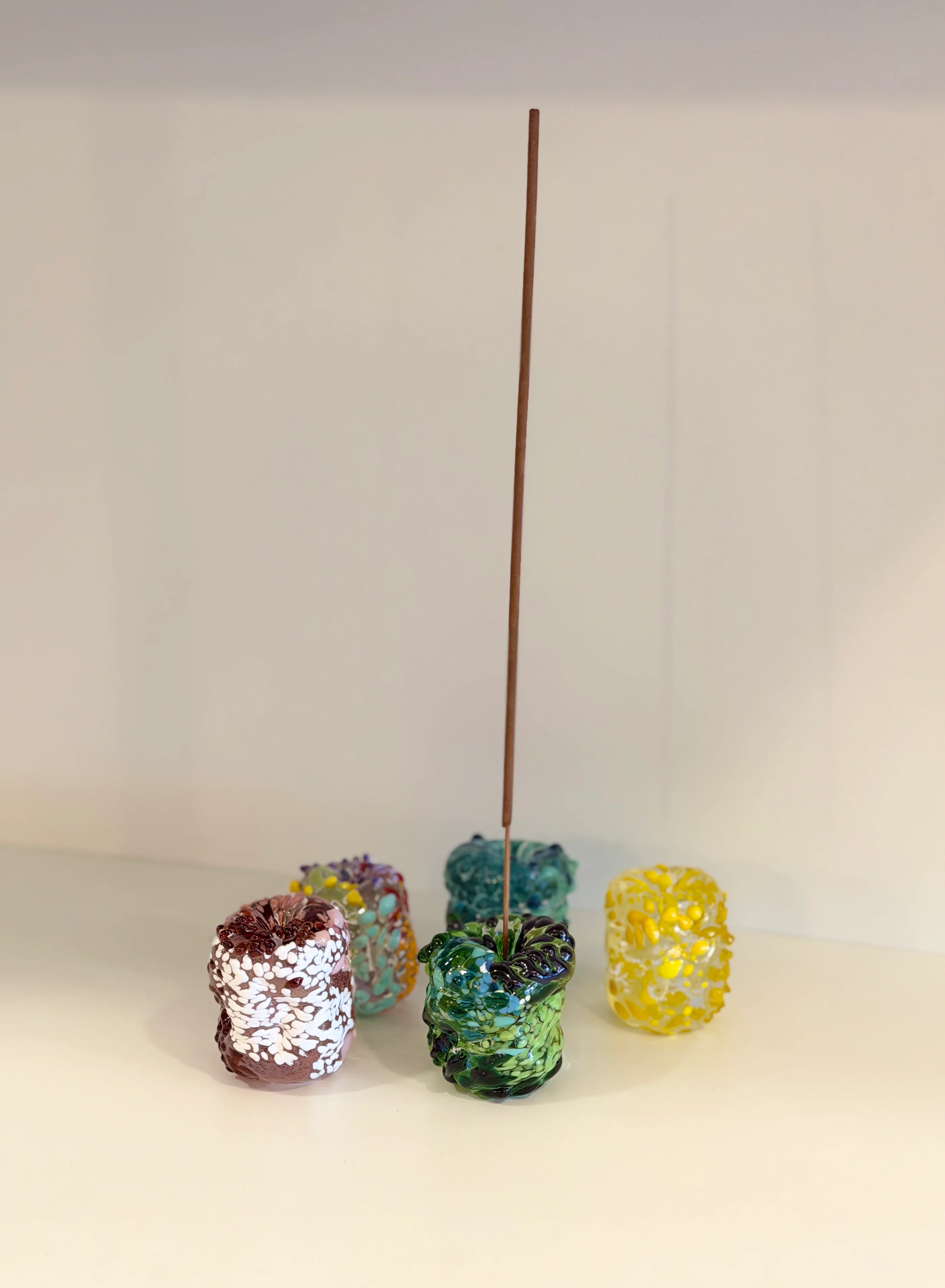 Pebble Incense holder - various colours