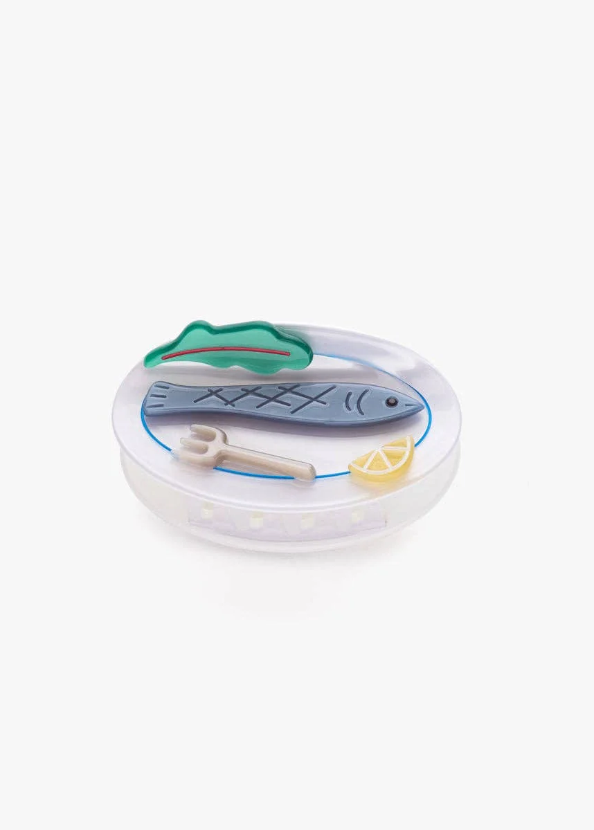 Sardine Fish Plate Hair Claw Clip - Image 2