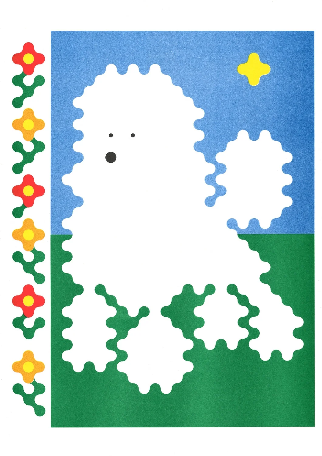 'Poodle' Art Print