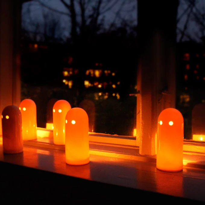 Porcelain Ghost Tea Light Holder - Image 5