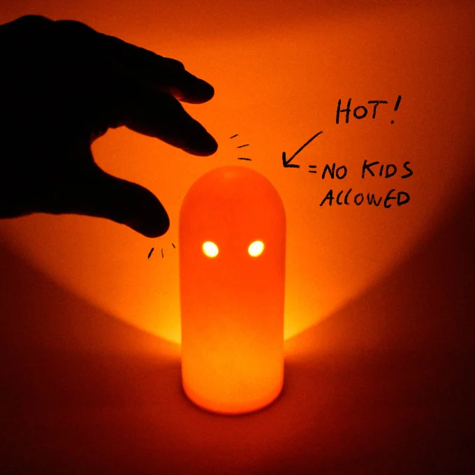 Porcelain Ghost Tea Light Holder - Image 6
