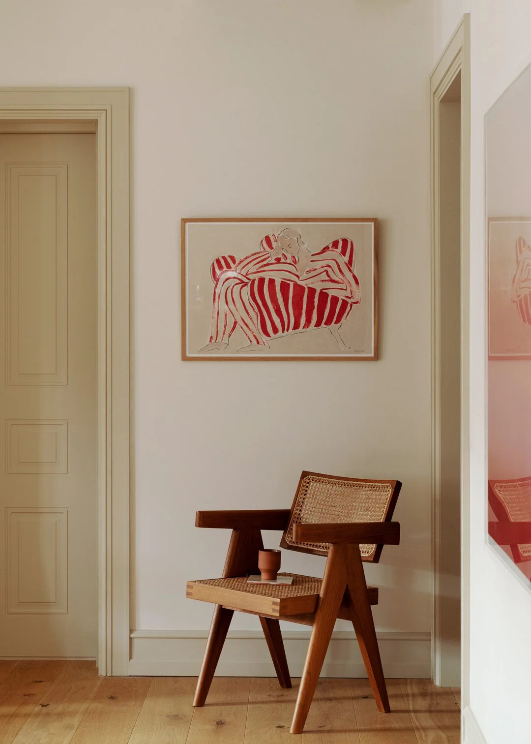'Red Chair' Art Print - Image 3