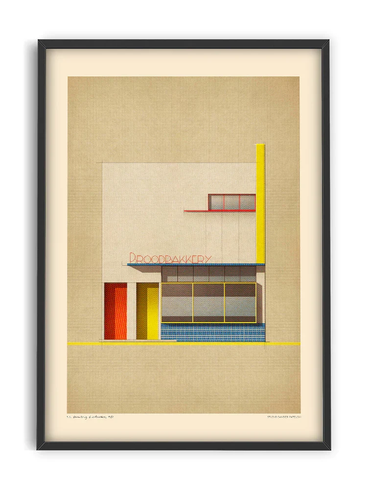 'S.G. Barenbrug Broodbakkery' Print