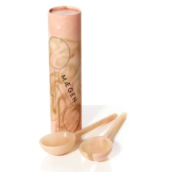Salad Servers Peach Coral Set - Image 3