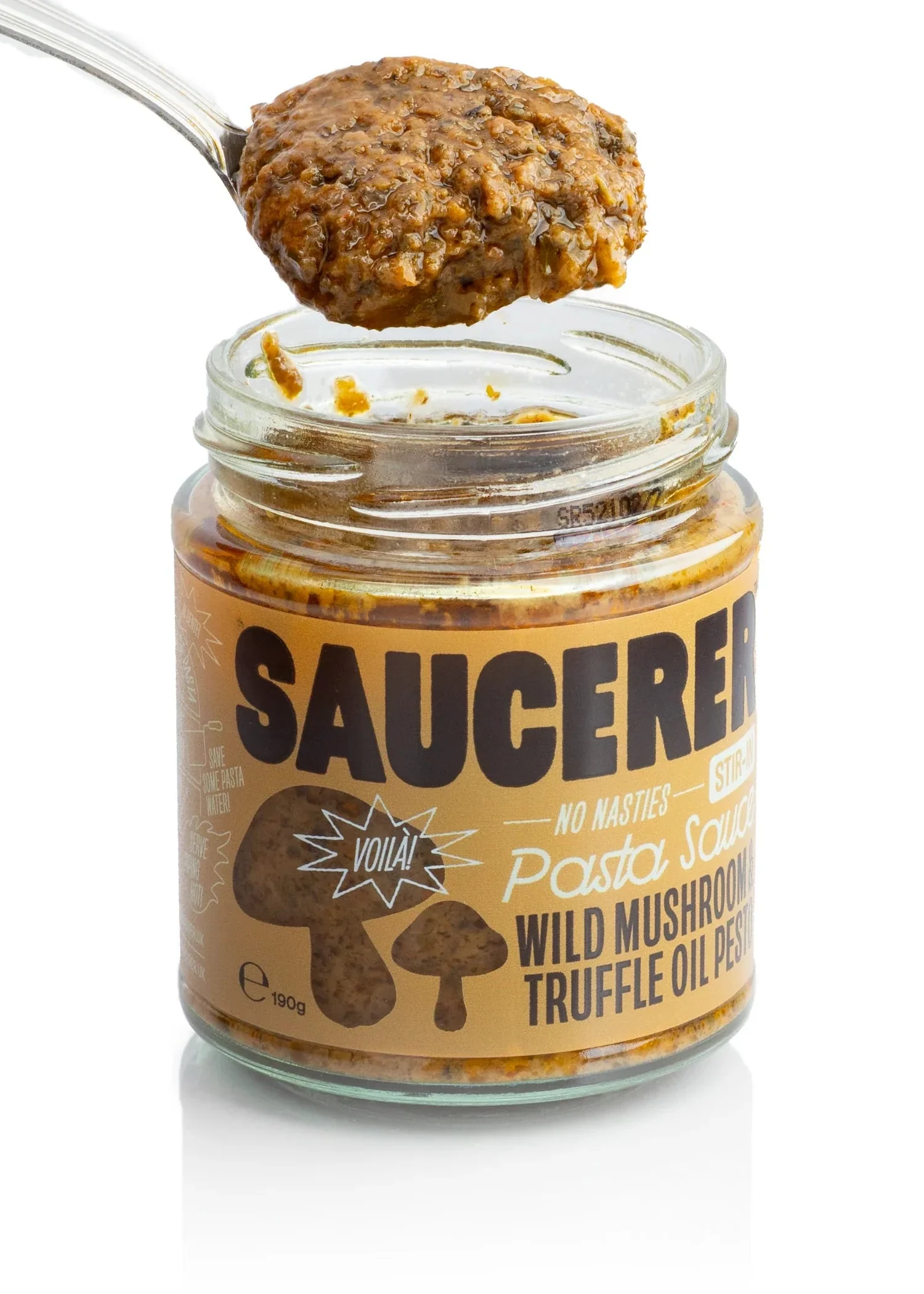 Saucerer Wild Mushroom & Truffle Oil Pesto - Image 2