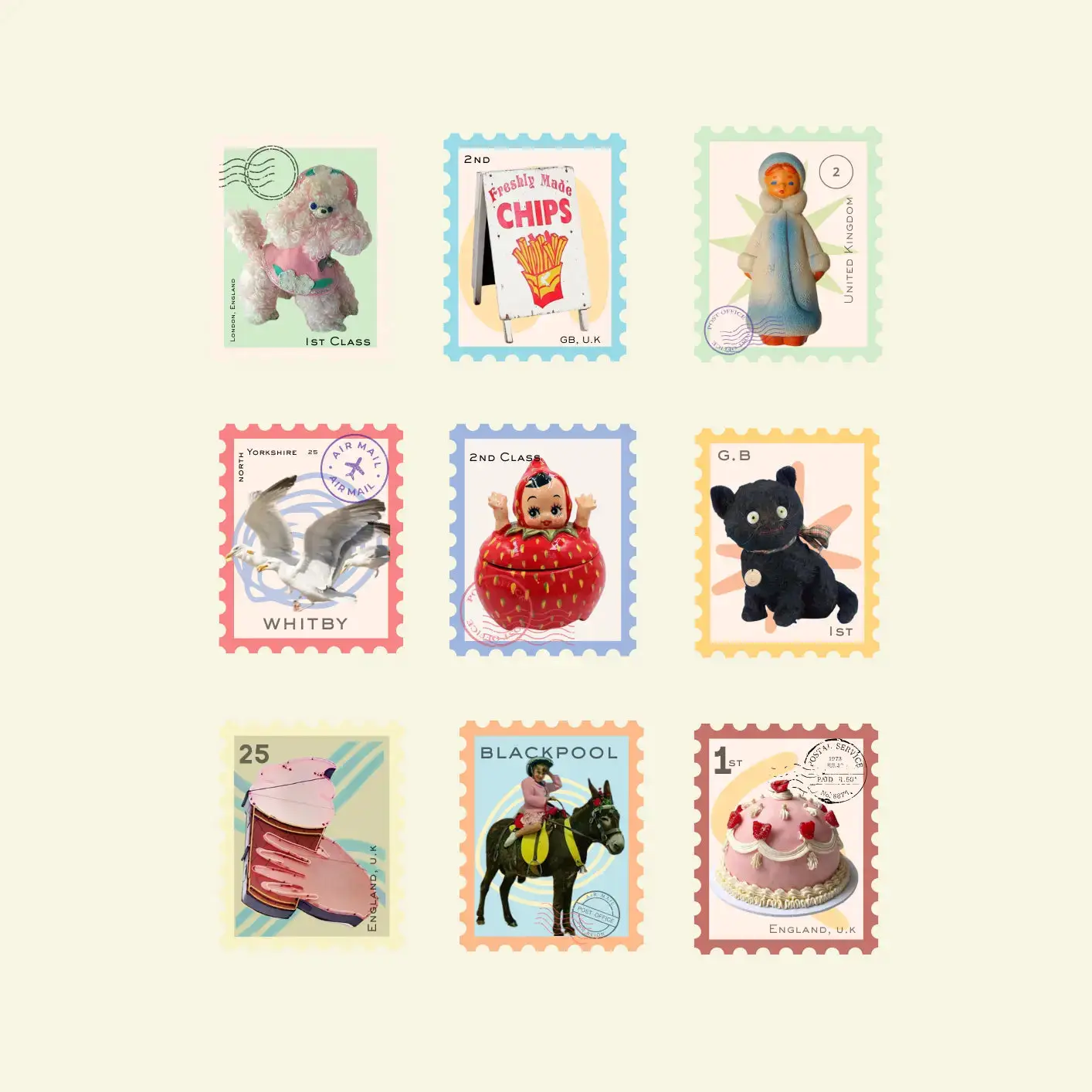 Shellflower Washi Flake Sticker Pack - various designs - Image 11