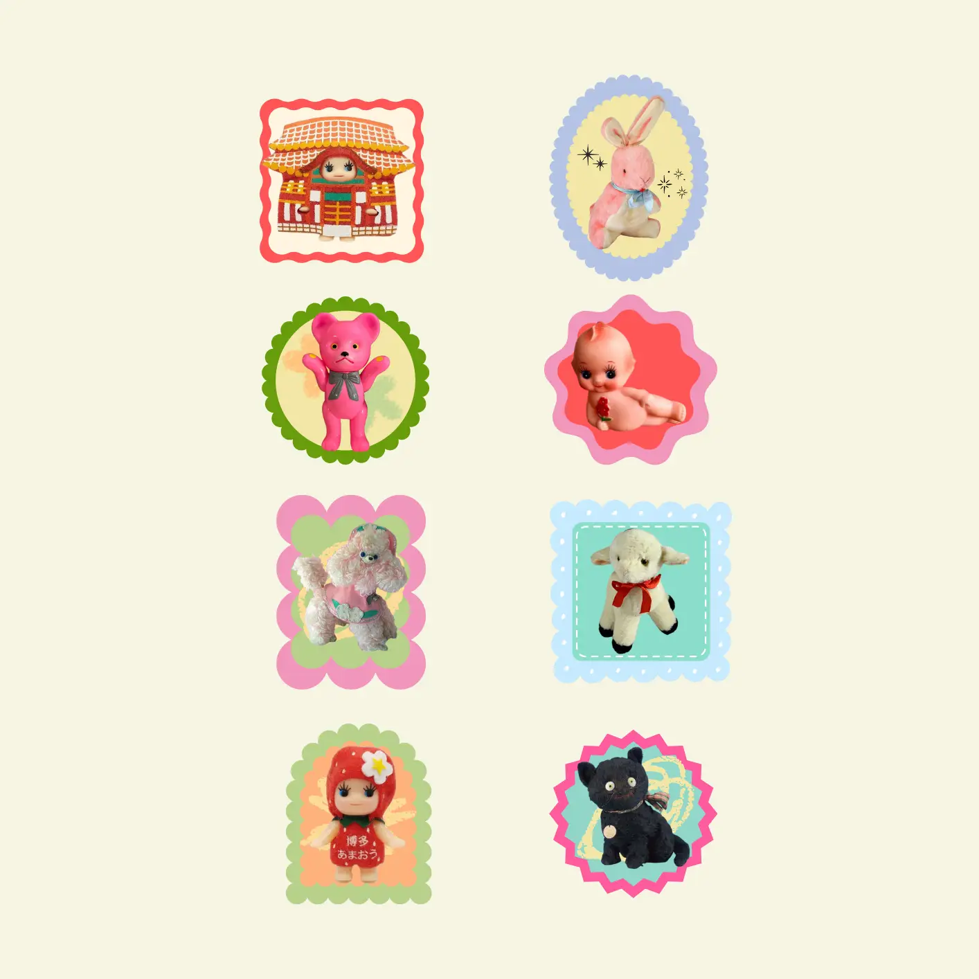 Shellflower Washi Flake Sticker Pack - various designs - Image 14